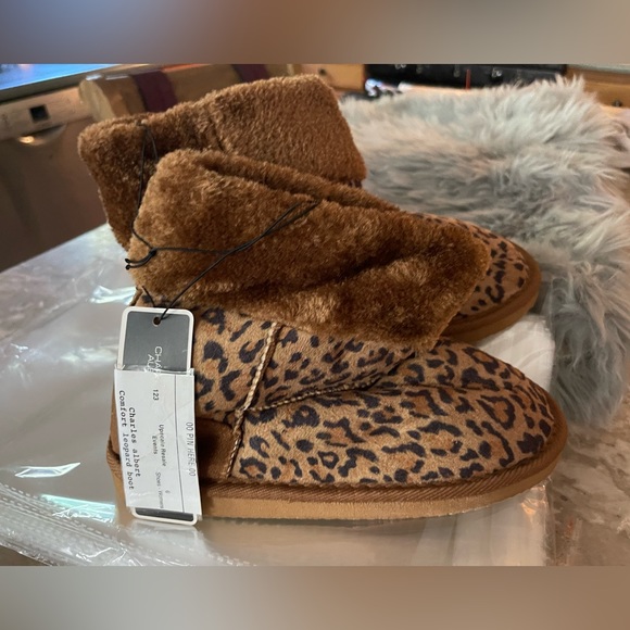 🦋 NWT Charles Albert Animal Print Boots comfort leopard boot - Picture 3 of 6